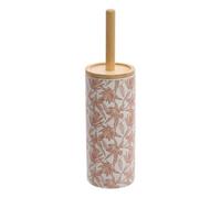 5five - brosse wc bloom ronde d.10,5cm rose