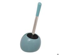5five - brosse wc céramique ""colorama"" bleu artic
