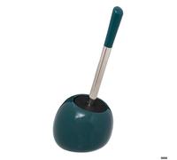 5five - brosse wc céramique ""colorama"" bleu pétrole