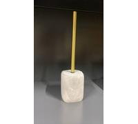 5five - brosse wc cloudy blanc h 36 cm