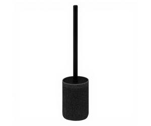 5five Brosse WC design Onyx Gris ardoise Polyrésine D 9,5 x H 40,2 cm