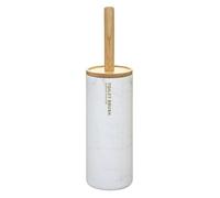 5five - brosse wc ""léa"" blanc effet marbre