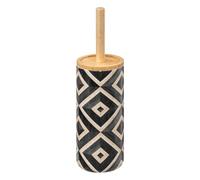 5five - Brosse WC Noir et Beige Canvas