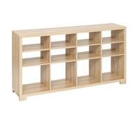 5five - buffet ""bivoak"" étagères modulable 137x76cm effet bois