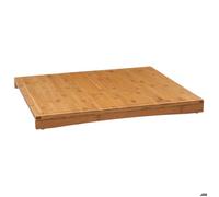 5five Cache-plaque bambou 52x58 cm 2-en-1 — planche à découper et protège-plaques