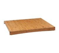 5five - Cache plaque 52x58cm en Bambou 3en1. Planche à découper en Bois - Protège Crédence et Plaques - Compatible Induction Gazinière Vitrocéramique