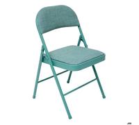 Chaise pliante Flexy + métal et tissu vert 5five Vert G