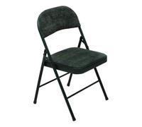 5five - chaise pliante avec assise renforcée velours flexy+ vert
