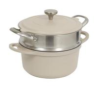 5five - cocotte aluro aluminium beige d24cm