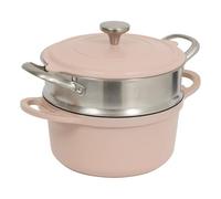 5five - cocotte aluro aluminium rose d24cm