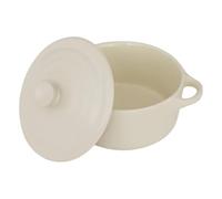 5five - cocotte ronde en céramique blanc 10cm