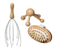 5five - coffret massage 3 pièces bambou, Taille unique, Marron