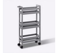 5five Colorama Desserte à roulettes à 3 niveaux gris effet béton