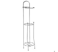 Dérouleur de papier toilettes avec réservoir - Accessoire de rangement WC G