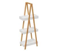 5five - desserte 3 niveaux triangle ""naturéo"" bambou blanc