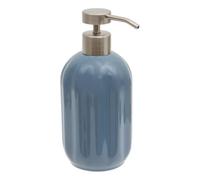 5five - distributeur de savon colorama en céramique 450ml bleu