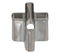 5Five - Emporte Pièce Maison Noël Argenté - 24,5x18x3cm - Décoration Pâtisserie, Moule Biscuits, Accessoire de Cuisine Festif