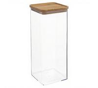 5five Boîte de rangement carrée en polystyrène transparente 2 L