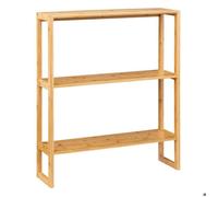 5five - étagère 2 niveaux 20cm ""lab'n modul"" bambou