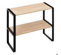 5five - étagère 2 niveaux 40x35cm ""blackwood""
