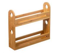 5FIVE Étagère à épices 2 niveaux en bambou