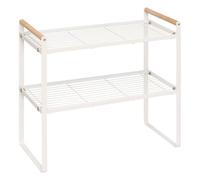 5Five - Etagère BALM Blanc en Acier - 42x21x37,5cm - Rangement, Organisation Cuisine