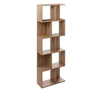 5five - étagère Colonne Double Effet chêne Naturel Beige