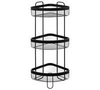 5five - étagère d Angle 3 Niveaux mayaj métal Noir