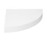 Five - Étagère d'angle Murale Flottante Blanc 25 x 25 cm Fixations Invisibles