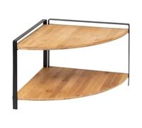 5five - étagère d angle ordera 2 niveaux noir