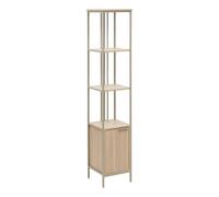 5five - étagère duna rectangulaire 35x35cm 1 porte beige