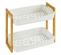 5five - étagère naturéo en Bambou Blanc 27x20,5cm