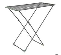 Generique Étendoir à linge Mojave pont extensible – 20 m acier – Avec roues – Intérieur/Buanderie