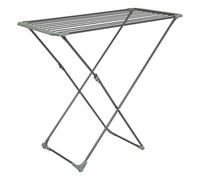 Generique Étendoir à linge Mojave pont extensible – 20 m acier – Avec roues – Intérieur/Buanderie