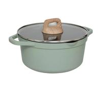 5five - faitout ""horizon"" en aluminium forgé vert d24cm