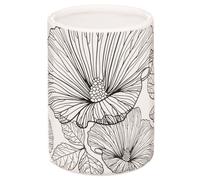 5five - gobelet blackflora Noir et Blanc
