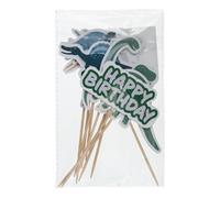 5five Kit de décoration pour gâteau d'anniversaire avec dinosaures 10 pièces