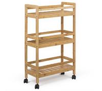 5five Desserte Linha – 3 niveaux en bambou à roulettes – Taille S