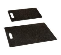 Paris Prix Planches à découper – Lot de 2 Effet pierre 36 cm Noir
