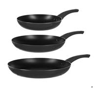 Secret de Gourmet - Lot de 3 poêles en aluminium