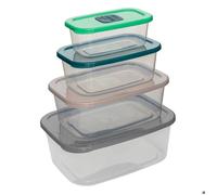 5five - lot de 4 boîtes de conservation avec valves micro-ondes