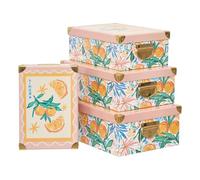 5five - lot de 4 boîtes de rangement box'