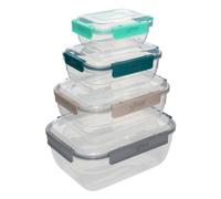 5five - lot de 4 boîtes klic rectangle en plastique