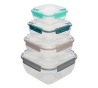 5five - lot de 4 boîtes kliccaré en plastique