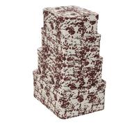 5five - lot de 4 boîtes polybox rectangulaire