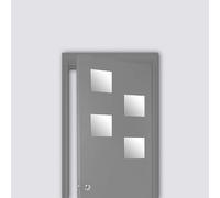 5Five Miroirs adhésifs carrés – Lot de 4 – 20 x 20 cm