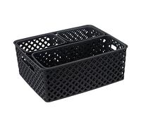 5five - lot de 4 paniers folk gris