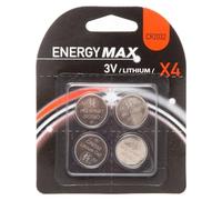 5five - Lot de 4 Piles Boutons 3V CR2032 Lithium Idéal Produits Électroniques