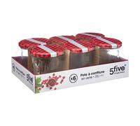 5five - lot de 6 pots de confiture box