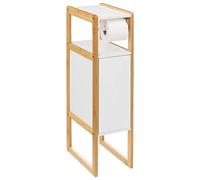 Meuble dérouleur WC 1 porte blanc Natureo 5five - Blanc Blanc